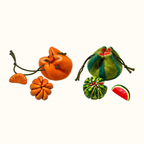 Fruit-Shaped Magnetic Squeeze Toy (Free Felt Bag Included)