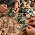 🌲Lighted Woodland Christmas Garland