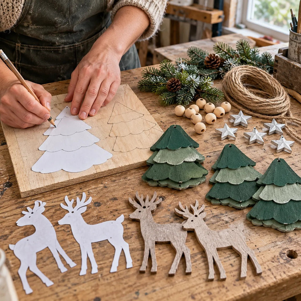 🌲Lighted Woodland Christmas Garland