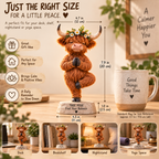 🧘 Find Your Balance – Meet Your Fluffy Little Highland Cow 🐮✨