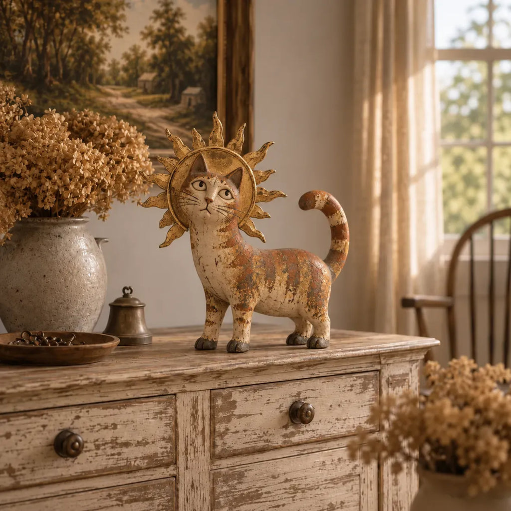 👑 Medieval Cat Court Figurines | 5 Vintage-Inspired Royal Characters for Shelves, Mantels & Cat Collectors 🐈