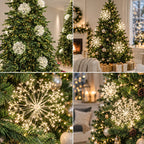 LED Starburst Lights for the Christmas Tree