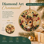 Christmas DIY Diamond Painting Ornaments Kit – Xmas Tree Hanging Craft Decoration